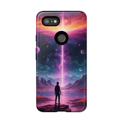 Cosmic Phone Case with Galactic Design Tough Cases for Space Lovers Unique Gift for Astronaut Fans Aesthetic Mobile