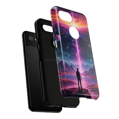 Cosmic Phone Case with Galactic Design Tough Cases for Space Lovers Unique Gift for Astronaut Fans Aesthetic Mobile