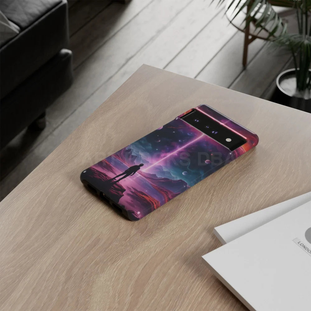 Cosmic Phone Case with Galactic Design Tough Cases for Space Lovers Unique Gift for Astronaut Fans Aesthetic Mobile