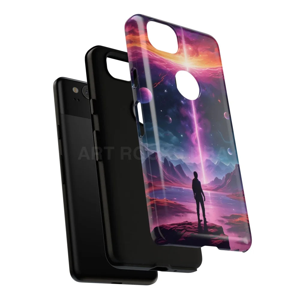 Cosmic Phone Case with Galactic Design Tough Cases for Space Lovers Unique Gift for Astronaut Fans Aesthetic Mobile