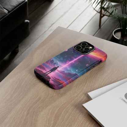 Cosmic Phone Case with Galactic Design Tough Cases for Space Lovers Unique Gift for Astronaut Fans Aesthetic Mobile
