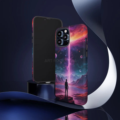 Cosmic Phone Case with Galactic Design Tough Cases for Space Lovers Unique Gift for Astronaut Fans Aesthetic Mobile