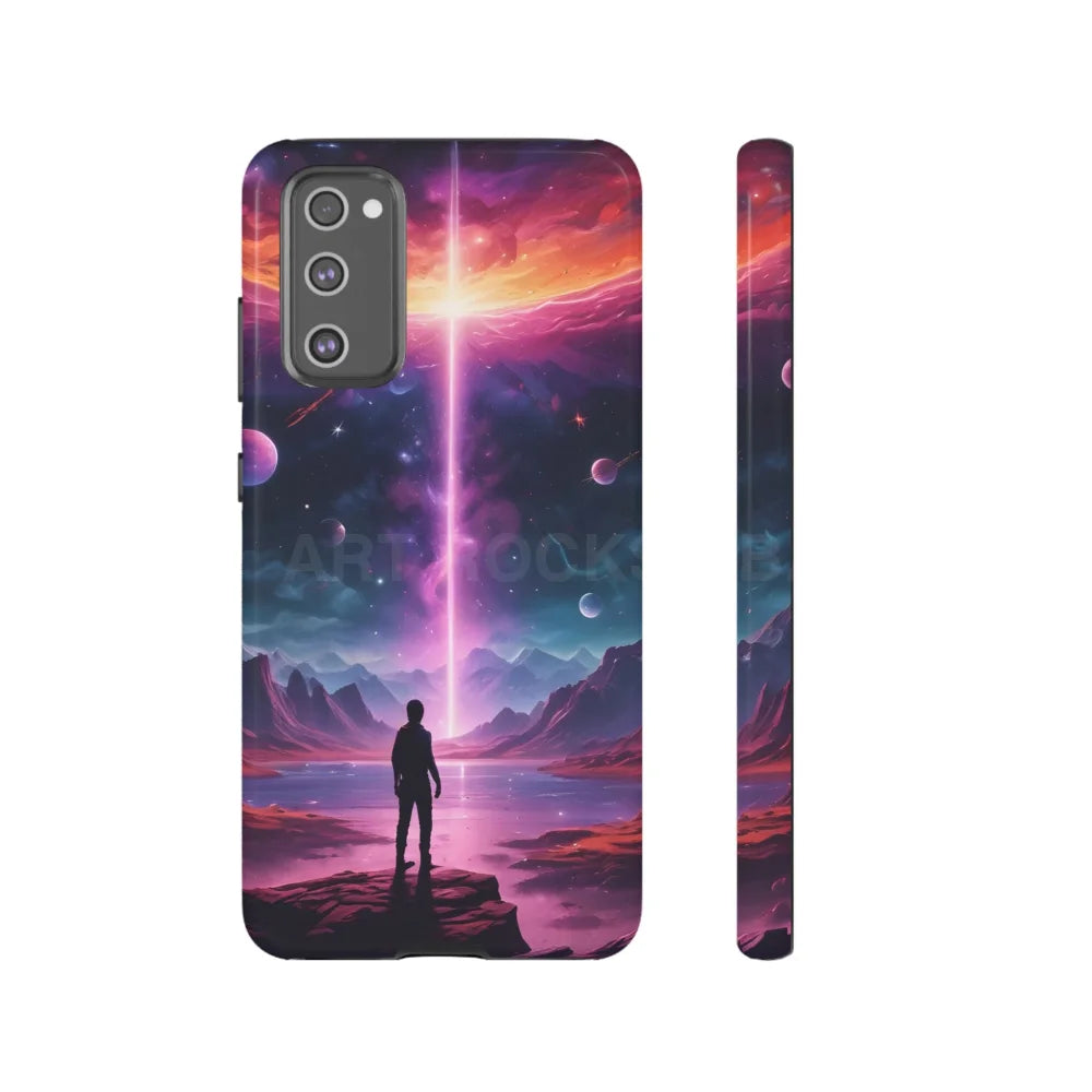 Cosmic Phone Case with Galactic Design Tough Cases for Space Lovers Unique Gift for Astronaut Fans Aesthetic Mobile