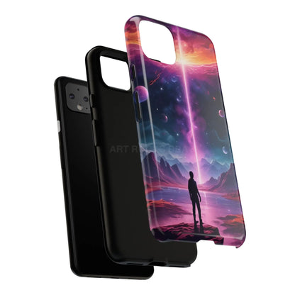 Cosmic Phone Case with Galactic Design Tough Cases for Space Lovers Unique Gift for Astronaut Fans Aesthetic Mobile
