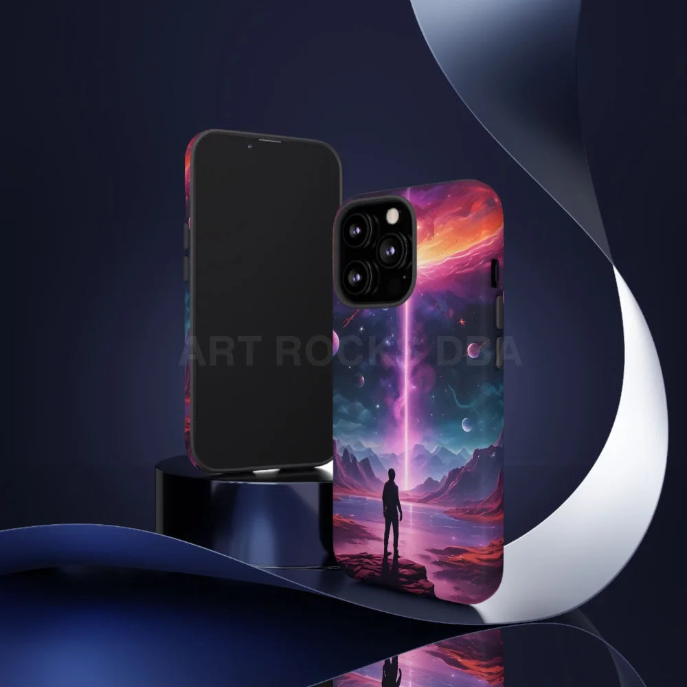 Cosmic Phone Case with Galactic Design Tough Cases for Space Lovers Unique Gift for Astronaut Fans Aesthetic Mobile
