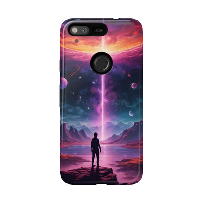 Cosmic Phone Case with Galactic Design Tough Cases for Space Lovers Unique Gift for Astronaut Fans Aesthetic Mobile