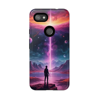 Cosmic Phone Case with Galactic Design Tough Cases for Space Lovers Unique Gift for Astronaut Fans Aesthetic Mobile