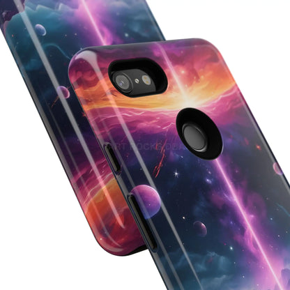 Cosmic Phone Case with Galactic Design Tough Cases for Space Lovers Unique Gift for Astronaut Fans Aesthetic Mobile
