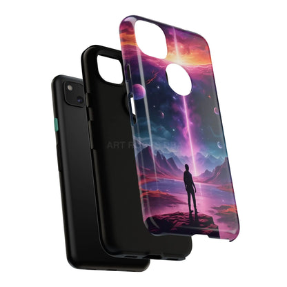 Cosmic Phone Case with Galactic Design Tough Cases for Space Lovers Unique Gift for Astronaut Fans Aesthetic Mobile