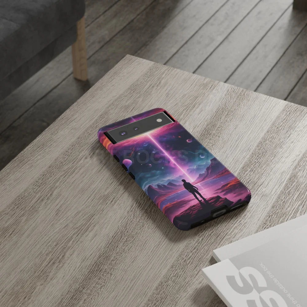 Cosmic Phone Case with Galactic Design Tough Cases for Space Lovers Unique Gift for Astronaut Fans Aesthetic Mobile