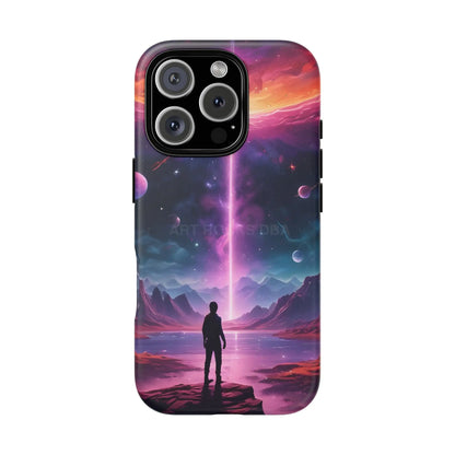 Cosmic Phone Case with Galactic Design Tough Cases for Space Lovers Unique Gift for Astronaut Fans Aesthetic Mobile