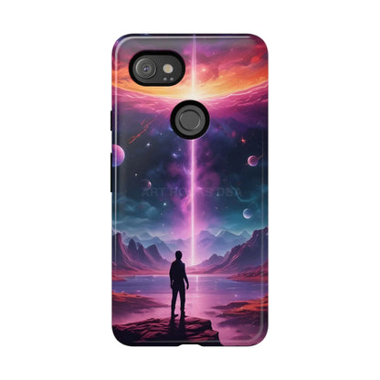 Cosmic Phone Case with Galactic Design Tough Cases for Space Lovers Unique Gift for Astronaut Fans Aesthetic Mobile