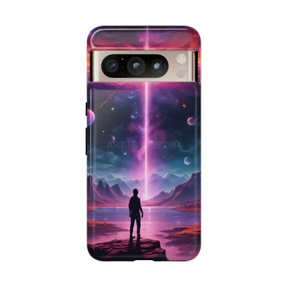 Cosmic Phone Case with Galactic Design Tough Cases for Space Lovers Unique Gift for Astronaut Fans Aesthetic Mobile