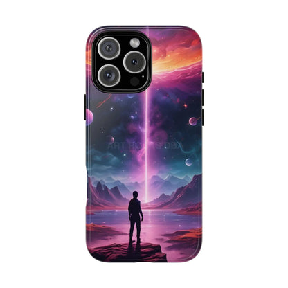 Cosmic Phone Case with Galactic Design Tough Cases for Space Lovers Unique Gift for Astronaut Fans Aesthetic Mobile