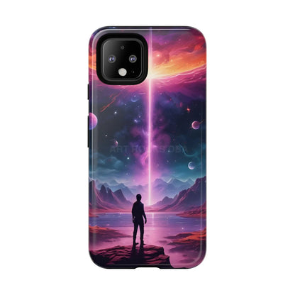 Cosmic Phone Case with Galactic Design Tough Cases for Space Lovers Unique Gift for Astronaut Fans Aesthetic Mobile