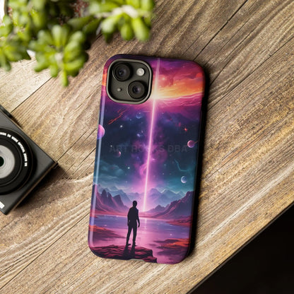 Cosmic Phone Case with Galactic Design Tough Cases for Space Lovers Unique Gift for Astronaut Fans Aesthetic Mobile