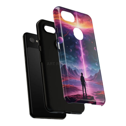 Cosmic Phone Case with Galactic Design Tough Cases for Space Lovers Unique Gift for Astronaut Fans Aesthetic Mobile
