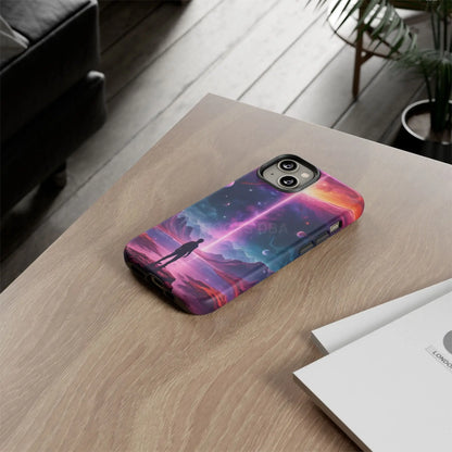 Cosmic Phone Case with Galactic Design Tough Cases for Space Lovers Unique Gift for Astronaut Fans Aesthetic Mobile