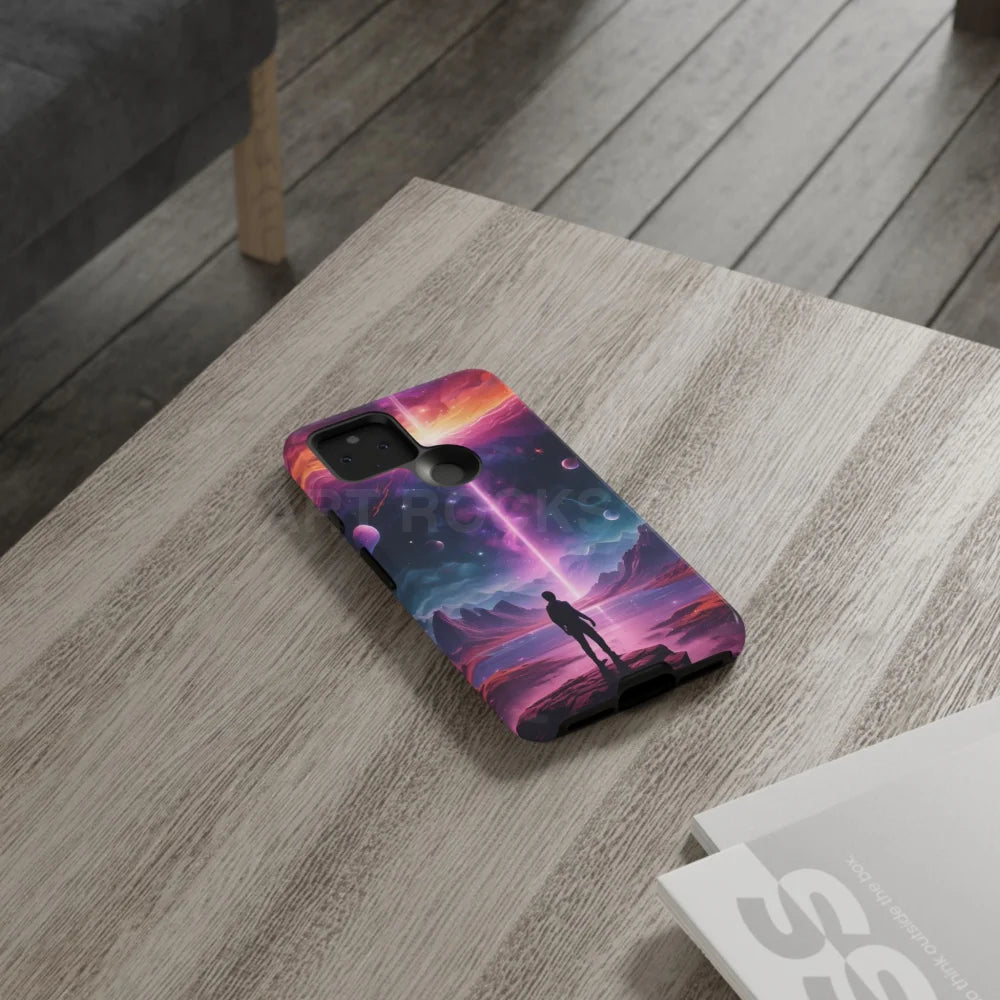 Cosmic Phone Case with Galactic Design Tough Cases for Space Lovers Unique Gift for Astronaut Fans Aesthetic Mobile