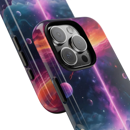 Cosmic Phone Case with Galactic Design Tough Cases for Space Lovers Unique Gift for Astronaut Fans Aesthetic Mobile