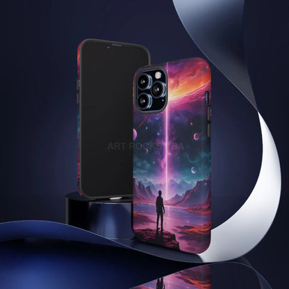 Cosmic Phone Case with Galactic Design Tough Cases for Space Lovers Unique Gift for Astronaut Fans Aesthetic Mobile