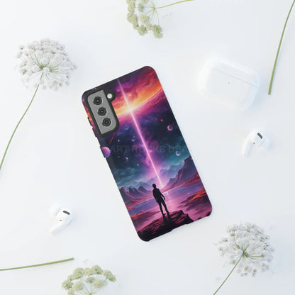 Cosmic Phone Case with Galactic Design Tough Cases for Space Lovers Unique Gift for Astronaut Fans Aesthetic Mobile