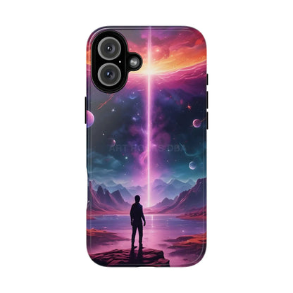 Cosmic Phone Case with Galactic Design Tough Cases for Space Lovers Unique Gift for Astronaut Fans Aesthetic Mobile