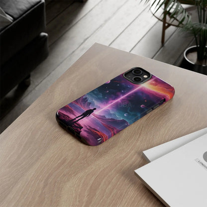 Cosmic Phone Case with Galactic Design Tough Cases for Space Lovers Unique Gift for Astronaut Fans Aesthetic Mobile