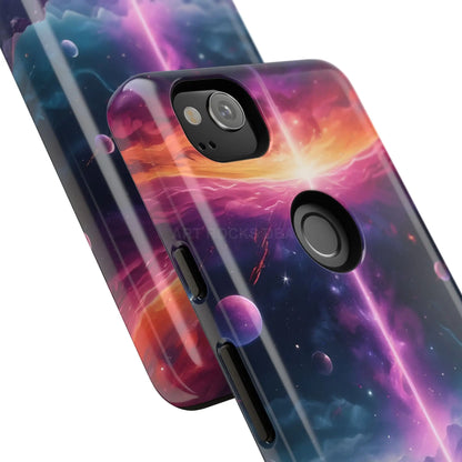 Cosmic Phone Case with Galactic Design Tough Cases for Space Lovers Unique Gift for Astronaut Fans Aesthetic Mobile