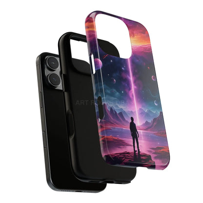 Cosmic Phone Case with Galactic Design Tough Cases for Space Lovers Unique Gift for Astronaut Fans Aesthetic Mobile