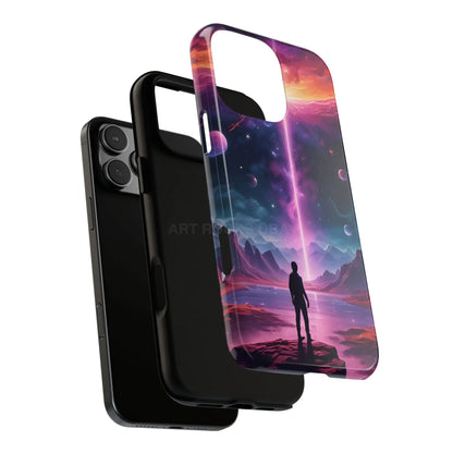 Cosmic Phone Case with Galactic Design Tough Cases for Space Lovers Unique Gift for Astronaut Fans Aesthetic Mobile
