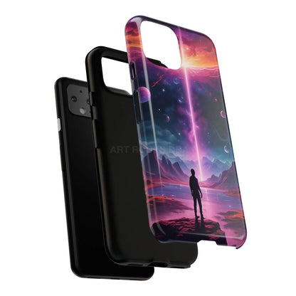 Cosmic Phone Case with Galactic Design Tough Cases for Space Lovers Unique Gift for Astronaut Fans Aesthetic Mobile