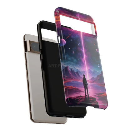 Cosmic Phone Case with Galactic Design Tough Cases for Space Lovers Unique Gift for Astronaut Fans Aesthetic Mobile