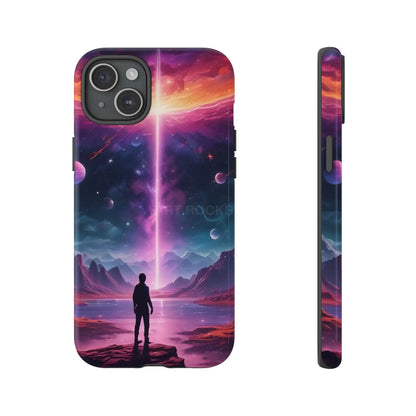 Cosmic Phone Case with Galactic Design Tough Cases for Space Lovers Unique Gift for Astronaut Fans Aesthetic Mobile
