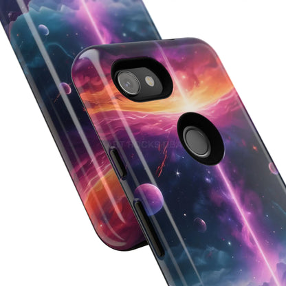 Cosmic Phone Case with Galactic Design Tough Cases for Space Lovers Unique Gift for Astronaut Fans Aesthetic Mobile
