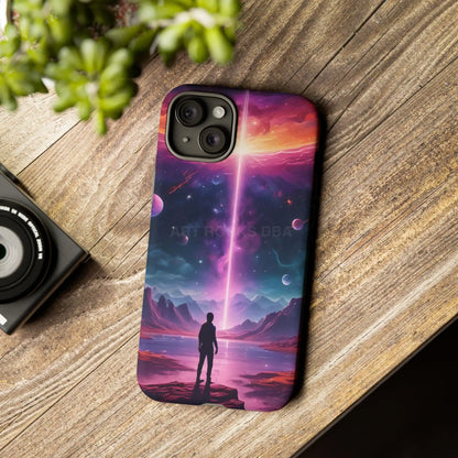 Cosmic Phone Case with Galactic Design Tough Cases for Space Lovers Unique Gift for Astronaut Fans Aesthetic Mobile