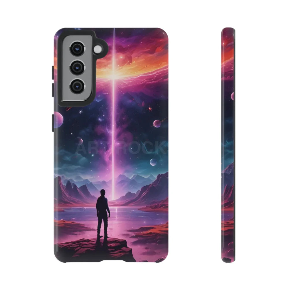 Cosmic Phone Case with Galactic Design Tough Cases for Space Lovers Unique Gift for Astronaut Fans Aesthetic Mobile