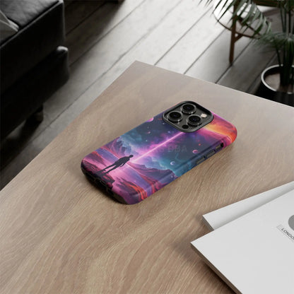 Cosmic Phone Case with Galactic Design Tough Cases for Space Lovers Unique Gift for Astronaut Fans Aesthetic Mobile