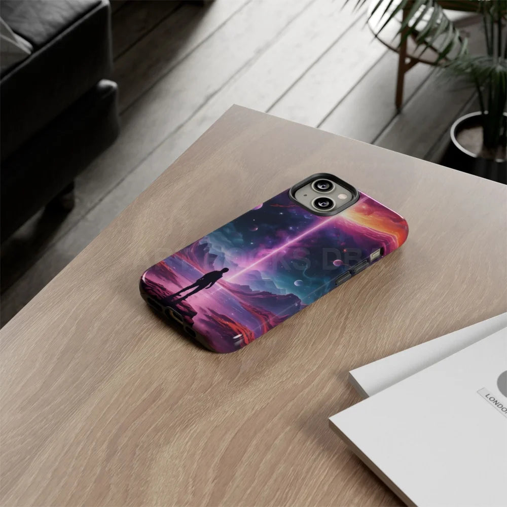 Cosmic Phone Case with Galactic Design Tough Cases for Space Lovers Unique Gift for Astronaut Fans Aesthetic Mobile