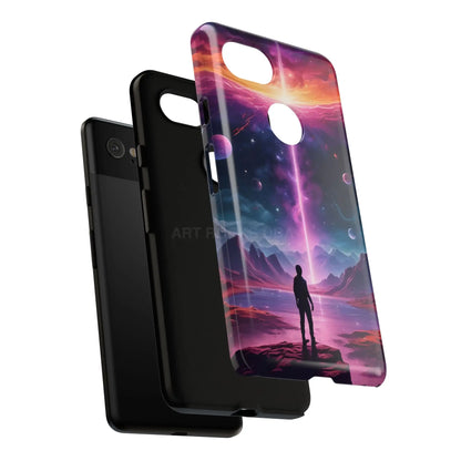 Cosmic Phone Case with Galactic Design Tough Cases for Space Lovers Unique Gift for Astronaut Fans Aesthetic Mobile