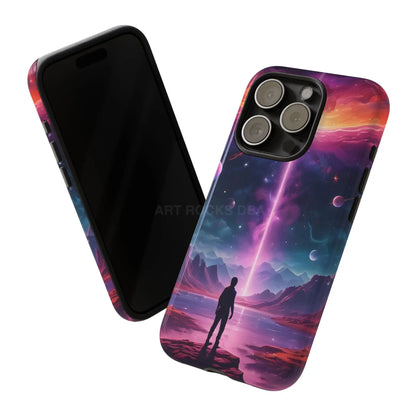 Cosmic Phone Case with Galactic Design Tough Cases for Space Lovers Unique Gift for Astronaut Fans Aesthetic Mobile