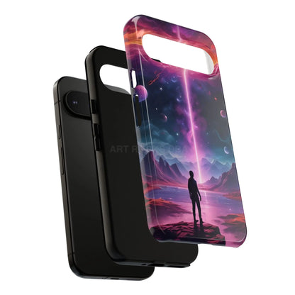 Cosmic Phone Case with Galactic Design Tough Cases for Space Lovers Unique Gift for Astronaut Fans Aesthetic Mobile
