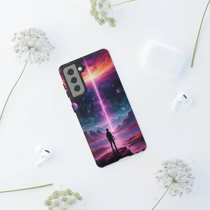 Cosmic Phone Case with Galactic Design Tough Cases for Space Lovers Unique Gift for Astronaut Fans Aesthetic Mobile