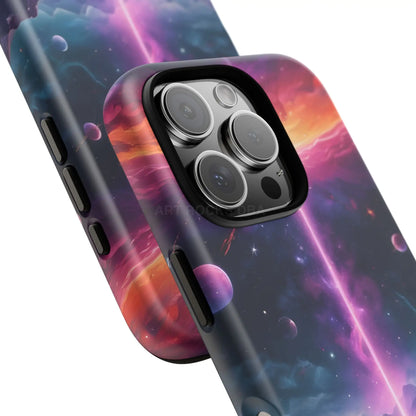 Cosmic Phone Case with Galactic Design Tough Cases for Space Lovers Unique Gift for Astronaut Fans Aesthetic Mobile