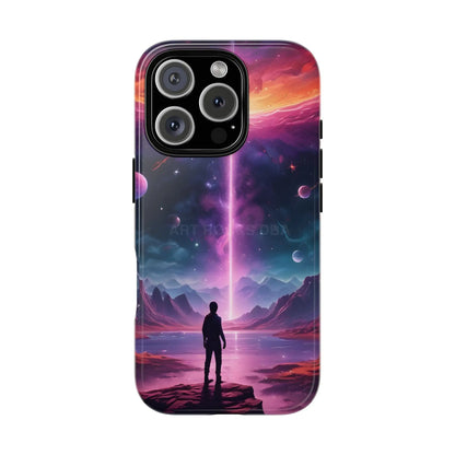 Cosmic Phone Case with Galactic Design Tough Cases for Space Lovers Unique Gift for Astronaut Fans Aesthetic Mobile