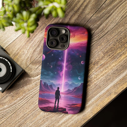 Cosmic Phone Case with Galactic Design Tough Cases for Space Lovers Unique Gift for Astronaut Fans Aesthetic Mobile