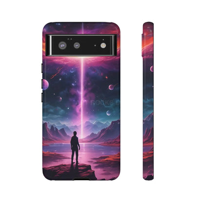 Cosmic Phone Case with Galactic Design Tough Cases for Space Lovers Unique Gift for Astronaut Fans Aesthetic Mobile