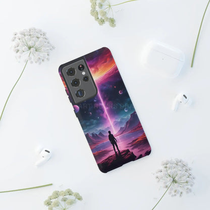 Cosmic Phone Case with Galactic Design Tough Cases for Space Lovers Unique Gift for Astronaut Fans Aesthetic Mobile