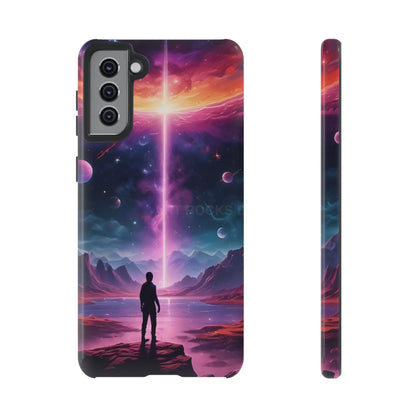 Cosmic Phone Case with Galactic Design Tough Cases for Space Lovers Unique Gift for Astronaut Fans Aesthetic Mobile