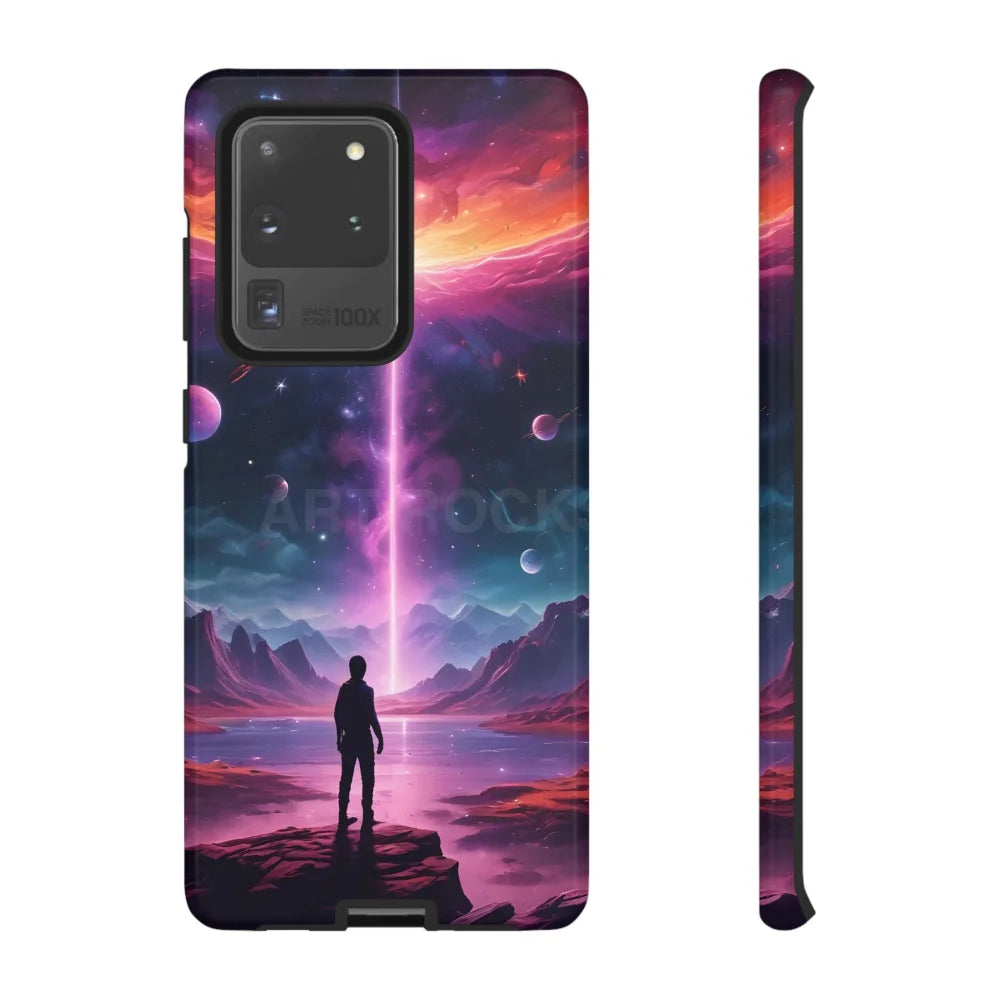 Cosmic Phone Case with Galactic Design Tough Cases for Space Lovers Unique Gift for Astronaut Fans Aesthetic Mobile